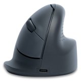 R-Go Tools Souris verticale R-Go HE Basic, ergonomique, droiter, moyen (longueur de la main 165-185 mm), bluetooth, gris