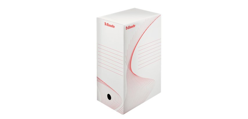 Boite archives esselte boxy dos 150mm coloris blanc lot 5