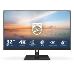 Philips 1000 series 32E1N1800LA/00 pantalla para PC 80 cm (31.5") 3840 x 2160 Pixeles 4K Ultra HD LCD Negro