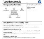 HP EliteDesk 8 SFF G1i AI PC Intel Core Ultra 7 265 24 Go DDR5-SDRAM 512 Go SSD Windows 11 Pro Noir