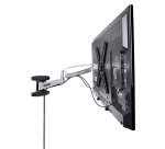 StarTech.com Support Mural TV VESA - Fixation Murale VESA Réglable pour Écrans 23-55" - Support Mural TV Mince Supportant 30kg - Bras Articulé TV 55 pouces - Support Mural TV Pivotant/Extensible/Basculant