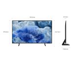Samsung QLED AI TV 43" QE43Q8FAAUXZT 4K, Processore Q4 AI, 4K Upscaling, Color Booster Pro, OTS Lite, Air Slim Design, Vision AI Smart TV, 2025