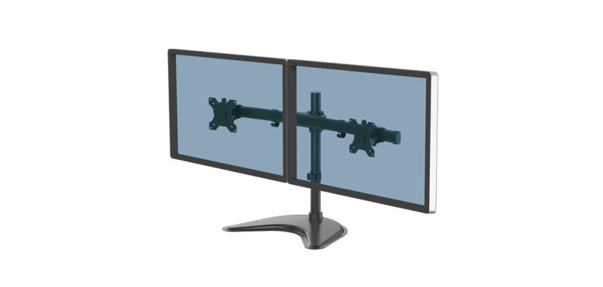 Fellowes Seasa 8043701 soporte para monitor 68,6 cm (27") Escritorio Negro