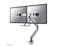Neomounts NM-D775DXSILVER Brazo de monitor 10-32" - resorte de gas - Topfix - Tope-a-180°
