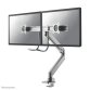 Neomounts NM-D775DXSILVER Support d'écran à fixer 10-32" - ressort à gaz - Topfix - arrêt 180°