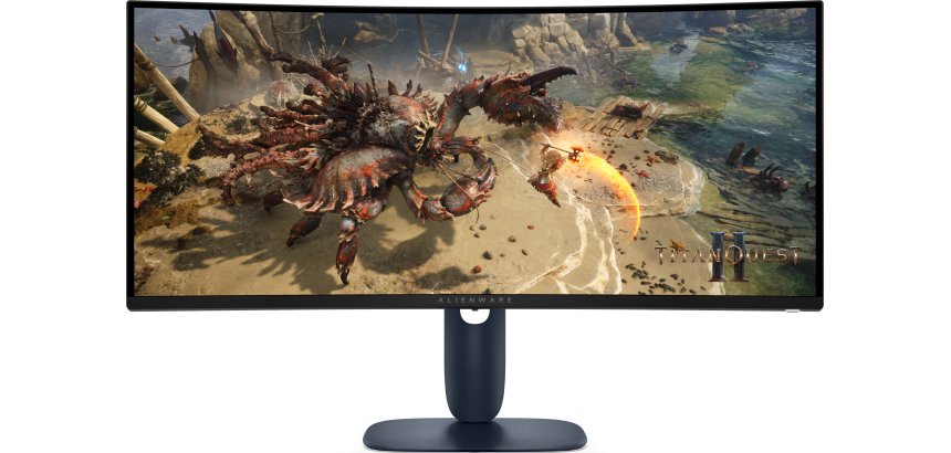 Alienware AW3425DWM écran plat de PC 86,4 cm (34") 3440 x 1440 pixels Wide Quad HD LCD Noir, Bleu