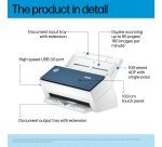 HP ScanJet Enterprise Flow 9000 s1 Sheet-fed scanner 600 x 600 DPI A3 Blue, White