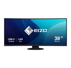 EIZO FlexScan EV3895-BK LED display 95.2 cm (37.5") 3840 x 1600 pixels UltraWide Quad HD+ Black