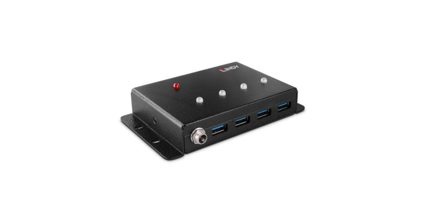 Lindy Hub Métal USB 3.0, 4 ports