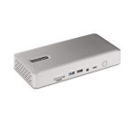 StarTech.com Universeel USB4 & Thunderbolt 4 Docking Station, Quad Display op Windows, Dual Display op MacBook, HDMI DP Dock met 100W Laptop Charging