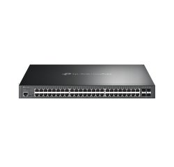 TP-Link Omada SG3452P switch Gestionado L2/L3 Gigabit Ethernet (10/100/1000) Energía sobre Ethernet (PoE) 1U Negro