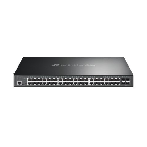 TP-Link Omada SG3452P switch Gestionado L2/L3 Gigabit Ethernet (10/100/1000) Energía sobre Ethernet (PoE) 1U Negro