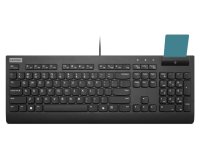Lenovo Smartcard Wired keyboard II clavier Bureau USB Français Noir