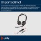 POLY Blackwire 5220 Stereo USB-C Headset + 3,5 mm plug + USB-C/A adapter