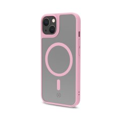 Celly Magmatt custodia per cellulare 17 cm (6.7") Cover Rosa, Trasparente