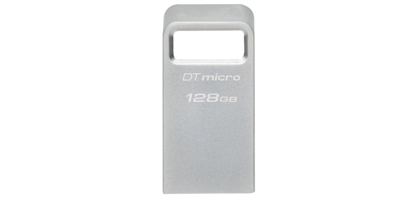 Kingston Technology DataTraveler 128 Go Micro 200 Mo/s Metal USB 3.2 Gen 1
