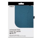 Celly UNIFOLIOTAB11BL tablet case 27.9 cm (11") Folio Blue