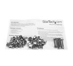 StarTech.com Staffa Rack 19" 6U, Supporto Rack per installazione Verticale a parete o Orizzontale sotto Scrivania/tavolo; Per Switch/Pach Panel/Dispositivi IT - Portata 97kg - Acciao Nero