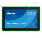 iiyama TW1625LASC-B3PNR écrans d’affichage de salle de réunion 39,6 cm (15.6") 1920 x 1080 pixels LED Wi-Fi 6 (802.11ax), Wi-Fi 5 (802.11ac), Wi-Fi 4 (802.11n), 802.11g, 802.11a, 802.11b Noir Bluetooth