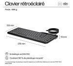 HP STORE 3PL clavier Bureau USB Noir