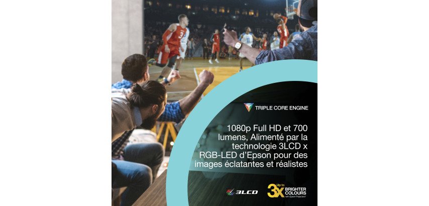 Epson Lifestudio Pop — EF-61W blanc diamant