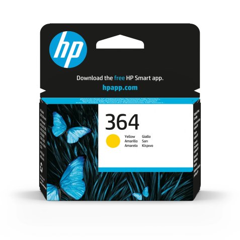 HP 364 cartouche d'encre jaune authentique