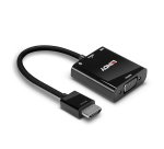 Lindy 38285 cavo e adattatore video 0,1 m HDMI tipo A (Standard) VGA (D-Sub) Nero