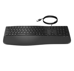 HP 485 CFT WD KBD clavier Bureau USB Noir