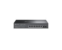 TP-Link Omada TL-SG2210MP Géré L2/L2+ Gigabit Ethernet (10/100/1000) Connexion Ethernet, supportant l'alimentation via ce port (PoE) 1U Noir