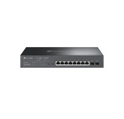 TP-Link Omada TL-SG2210MP Géré L2/L2+ Gigabit Ethernet (10/100/1000) Connexion Ethernet, supportant l'alimentation via ce port (PoE) 1U Noir
