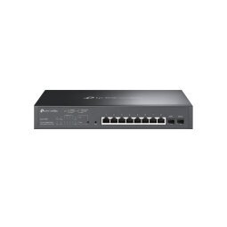 TP-Link Omada TL-SG2210MP Géré L2/L2+ Gigabit Ethernet (10/100/1000) Connexion Ethernet, supportant l'alimentation via ce port (PoE) 1U Noir