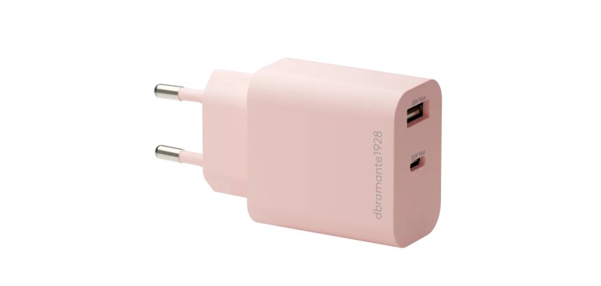 dbramante1928 CH18EUPI7201 Universal Mobile Device Charger Pink Indoor Wall Adapter