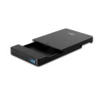 Lindy 43331 caja para disco duro externo Carcasa de disco duro/SSD Negro 2.5"
