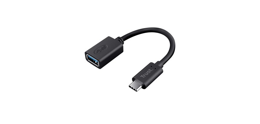 Trust 20967 câble USB 0,09 m USB C USB A Noir
