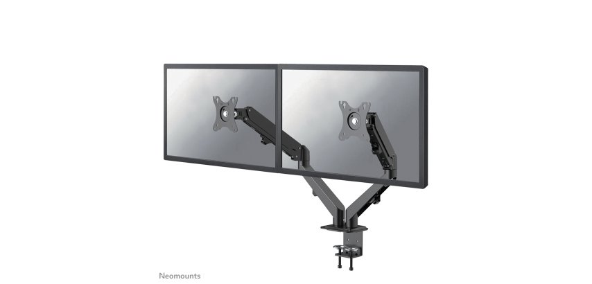 Neomounts by Newstar DS70-700BL2 - Befestigungskit - voll beweglicher, einstellbarer Doppelarm - für 2 LCD-Displays - Schwarz