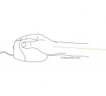 Souris bakker evoluent 4 gaucher filaire