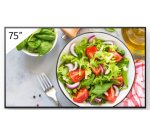 Sony FW-75BZ35L Écran d'affichage dynamique Écran plat de signalisation numérique 190,5 cm (75") LCD Wifi 550 cd/m² 4K Ultra HD Noir Android 24/7