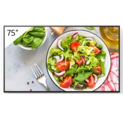 Sony FW-75BZ35L Écran d'affichage dynamique Écran plat de signalisation numérique 190,5 cm (75") LCD Wifi 550 cd/m² 4K Ultra HD Noir Android 24/7