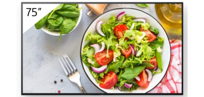 Sony FW-75BZ35L Écran d'affichage dynamique Écran plat de signalisation numérique 190,5 cm (75") LCD Wifi 550 cd/m² 4K Ultra HD Noir Android 24/7