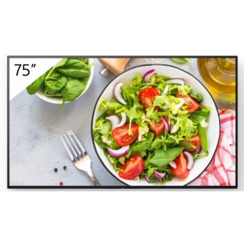 Sony FW-75BZ35L Écran d'affichage dynamique Écran plat de signalisation numérique 190,5 cm (75") LCD Wifi 550 cd/m² 4K Ultra HD Noir Android 24/7