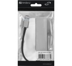 Sandberg 333-67 hub & concentrateur USB 3.2 Gen 1 (3.1 Gen 1) Type-A 5000 Mbit/s Gris