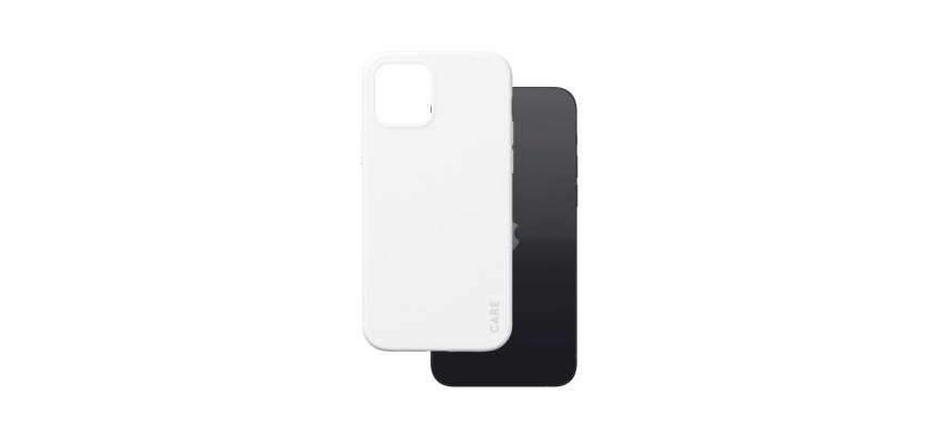 PanzerGlass CARE™ by ® Case White Orchid iPhone 12 mobiele telefoon behuizingen Hoes Wit