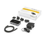 StarTech.com Hub USB-C à 4 ports - USB 3.2 Gen 2 (10Gbps) - 3 ports USB-A et 1 port USB-C - Adaptateur d'Alimentation inclu