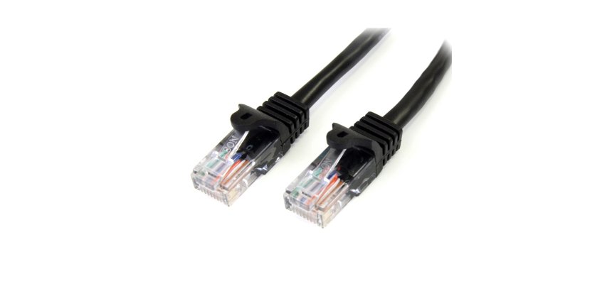 StarTech.com 2m Cat5e RJ45 UTP Netzwerkkabel Snagless - Cat 5e Patchkabel - Schwarz