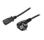 StarTech.com 2m (6ft) Computer Power Cord, 18AWG, EU Schuko to C13 Power Cord, 250V 10A, Black Replacement AC Cord, TV/Monitor Power Cable, Schuko CEE 7/7 to IEC 60320 C13 Power Cord - PC Power Supply Cable