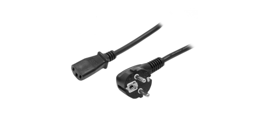 StarTech.com Cavo di Alimentazione per Computer da 2m, Cavo Elettrico AC di Ricambio per PC/Stampante da Spina EU Schuko a C13, 10A-250V, Omologato UL