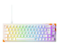 CHERRY K5 PRO TMR COMPACT clavier Gaming USB AZERTY Français Orange, Blanc