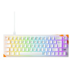 CHERRY K5 PRO TMR COMPACT clavier Gaming USB AZERTY Français Orange, Blanc