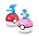 MEGA Pokémon Water-Type Trainer Team Building Toy Kits with 2 Action Figures (79 Pieces) for Kids