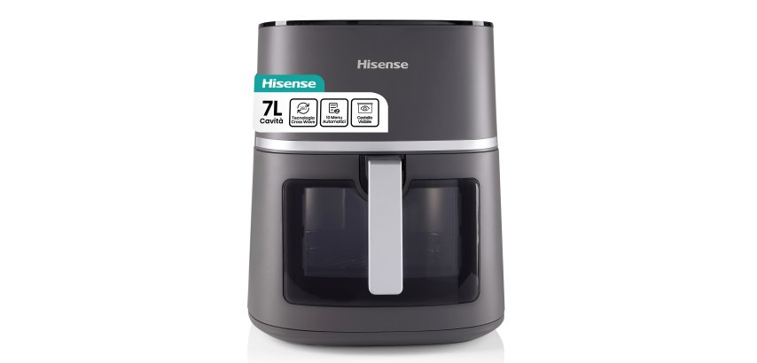 Hisense HAF1900D friggitrice Singolo 7 L 1800 W Friggitrice ad aria calda Nero